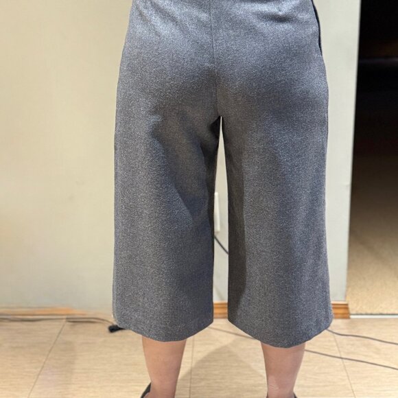 GallardaGalante DRESSY GREY CULOTTE PANTS/SKIRT High Waist, MID-CALF LENGTH   XS - Picture 15 of 15